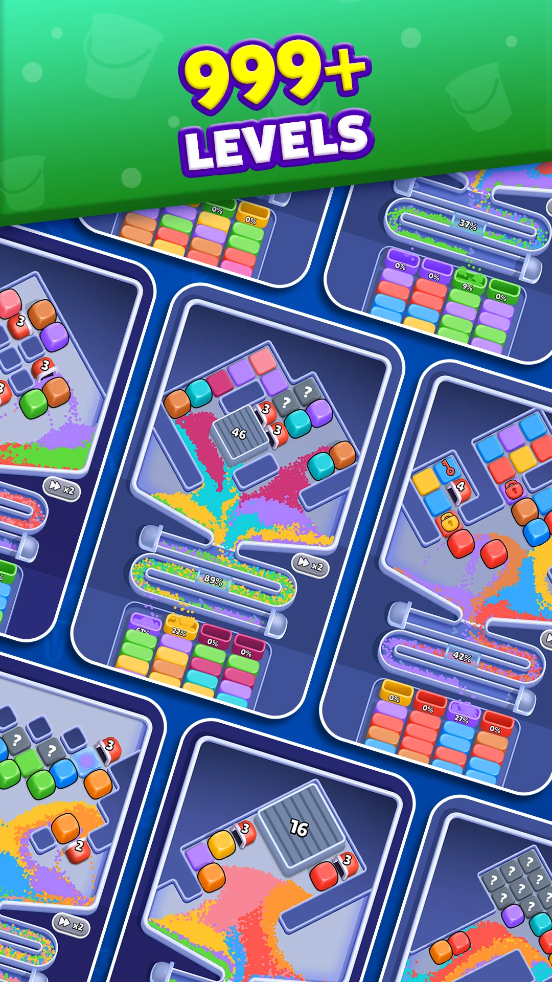 Sand Spill! - Color Puzzle screenshot