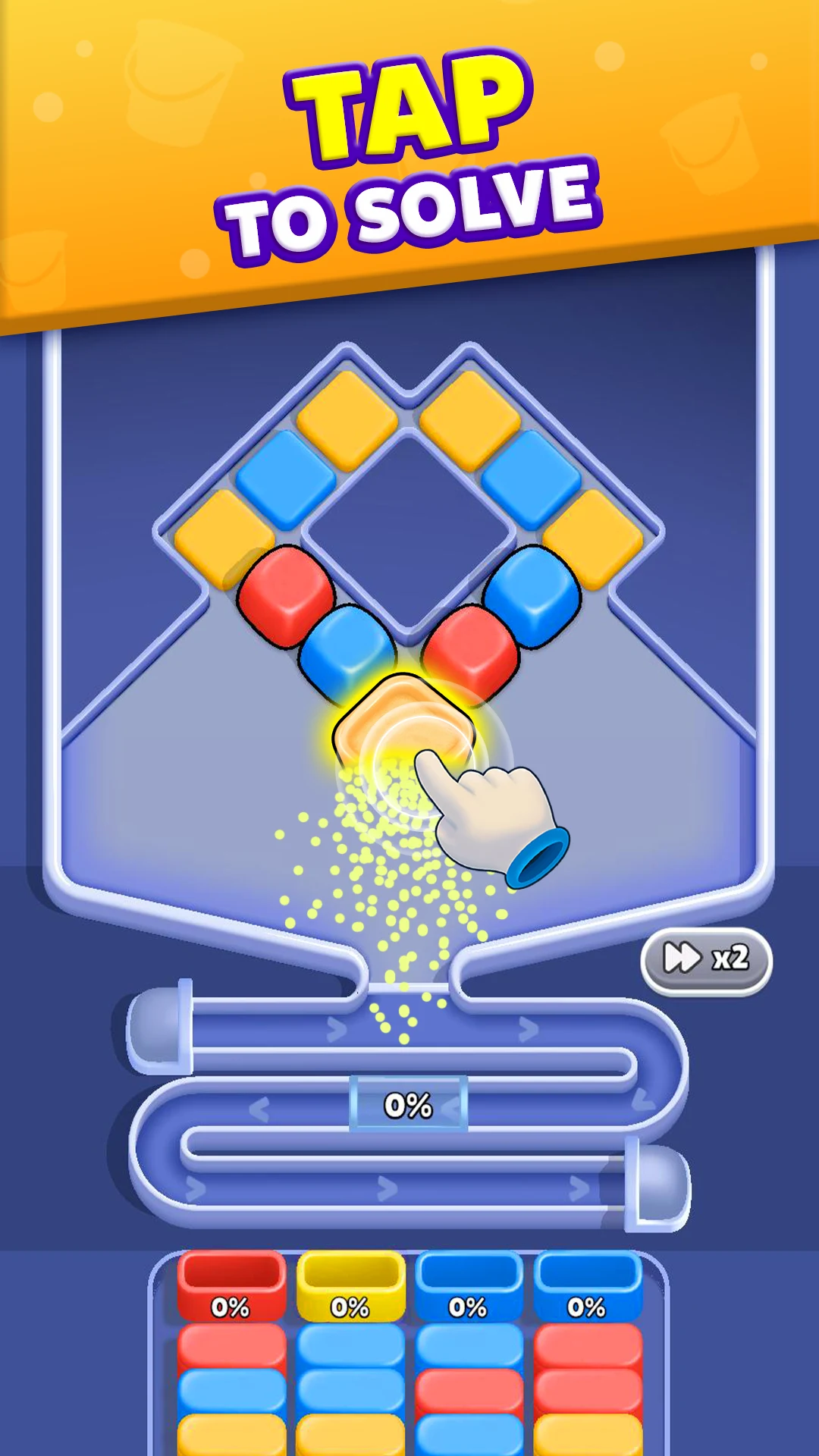 Sand Spill! - Color Puzzle screenshot